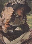 James Tissot Jeune Femme en Bateau (Young Lady in a Boat) (nn01) oil